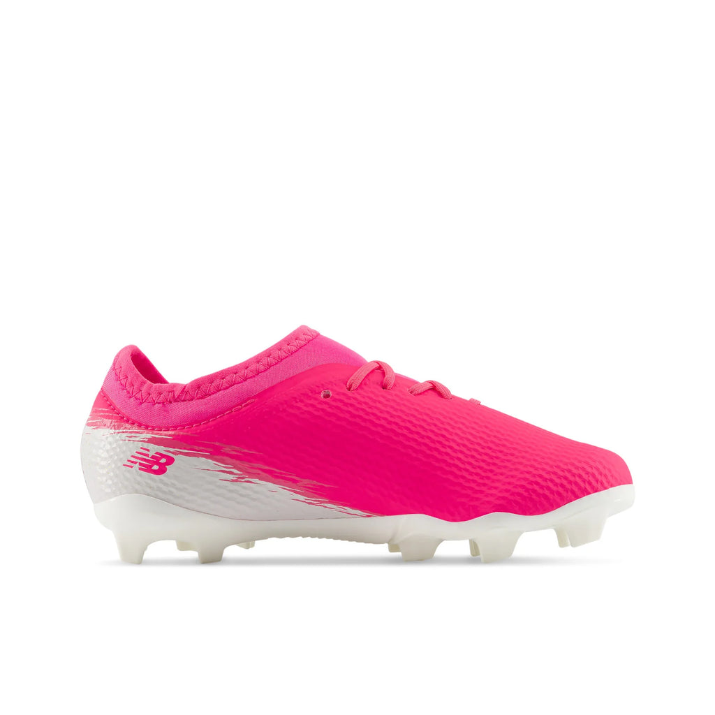New Balance Furon Team V8 FG Firm Ground Youth Soccer Cleats Pink Heat