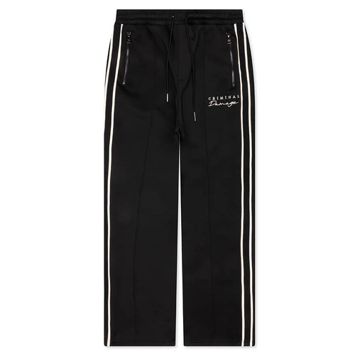 Dragon Embroidered Pant Black