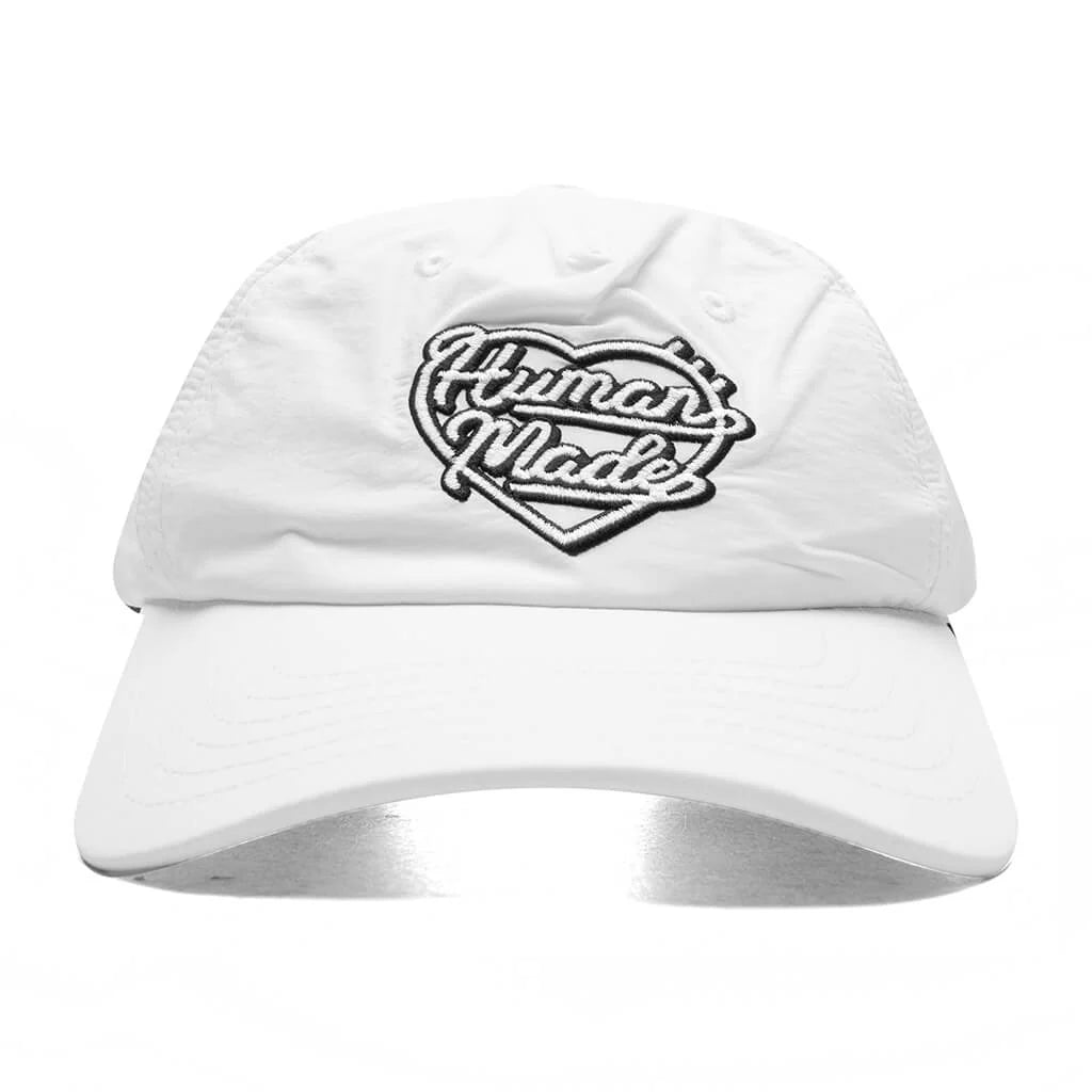 5 Panel Nylon Cap White