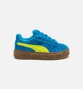 Fenty Creeper Phatty Preschool Lifestyle Shoe Blue Lime Gum Free Shipping