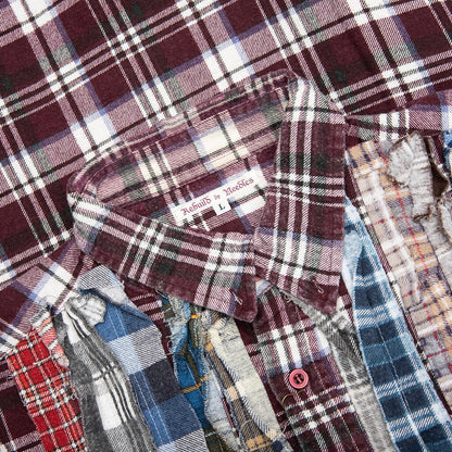 Ribbon Flannel Shirt Assorted