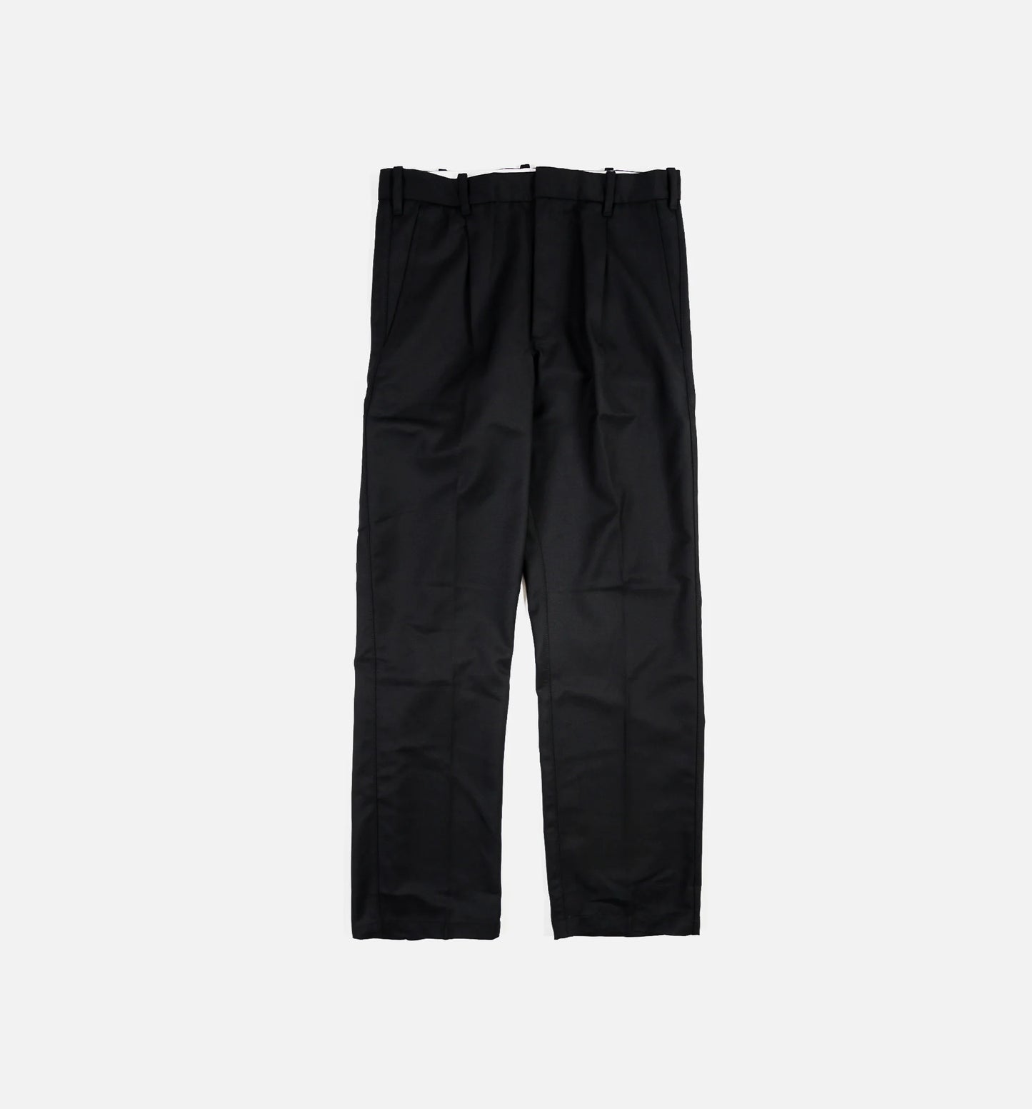 Pleated Front Mens Pants Black