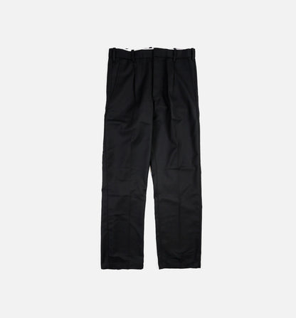 Pleated Front Mens Pants Black