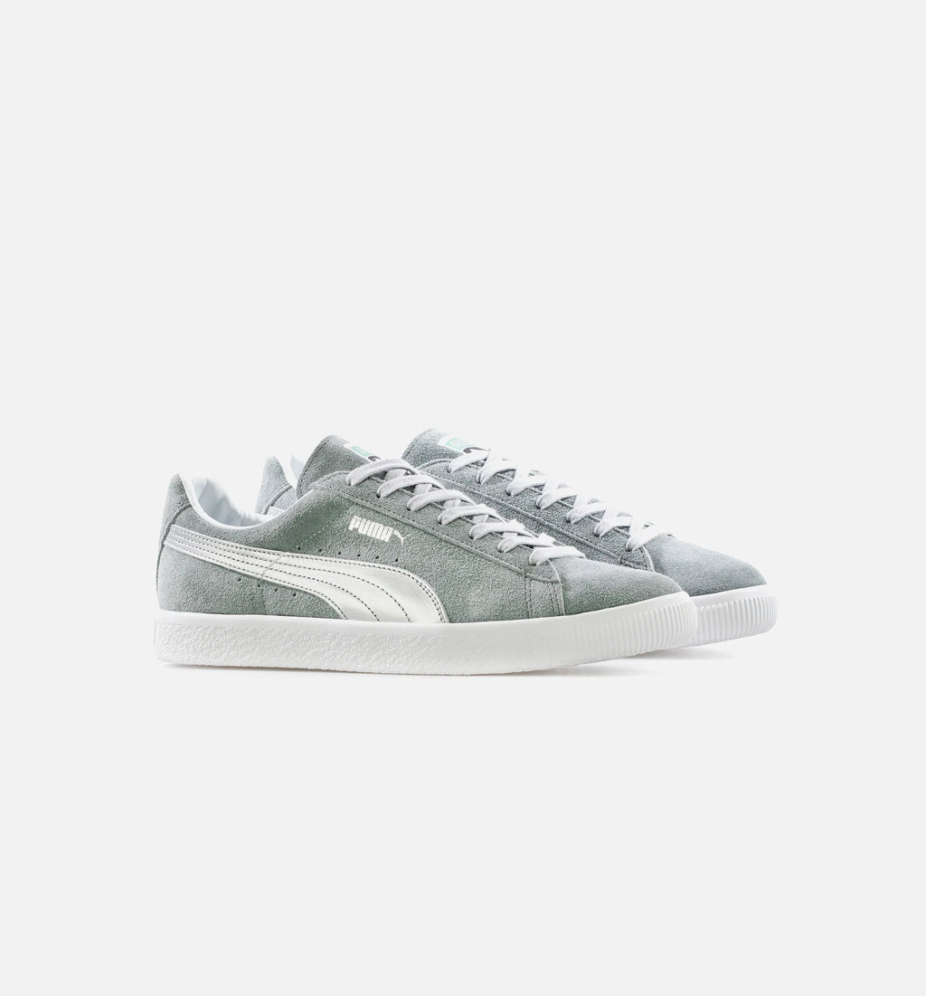Suede Vintage Made In Japan Quarry Silver Mens Lifestyle Shoe Grey Silver