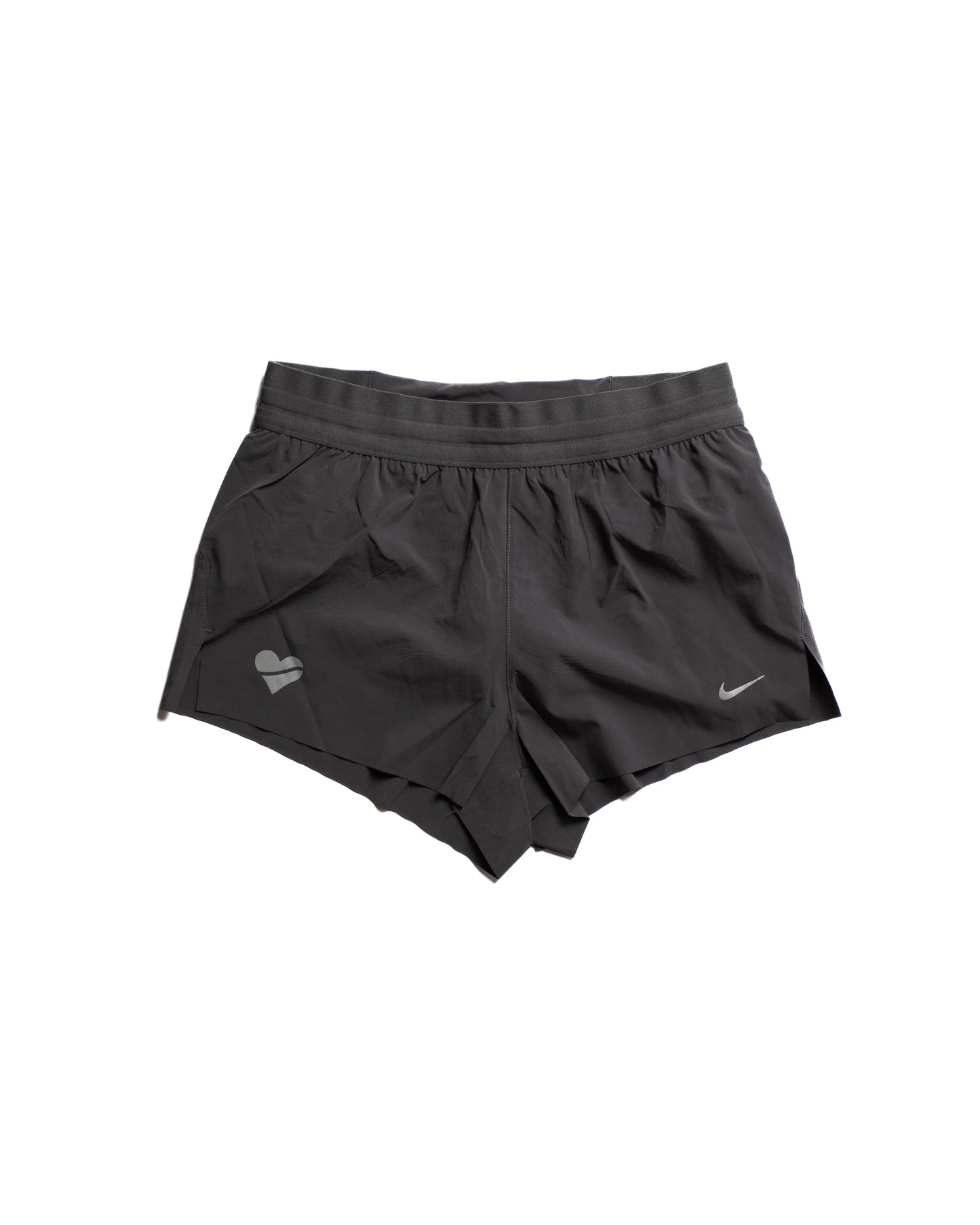 Nike Womens Swift Dri FIT Mid Rise 25 Brief Lined Running Shorts