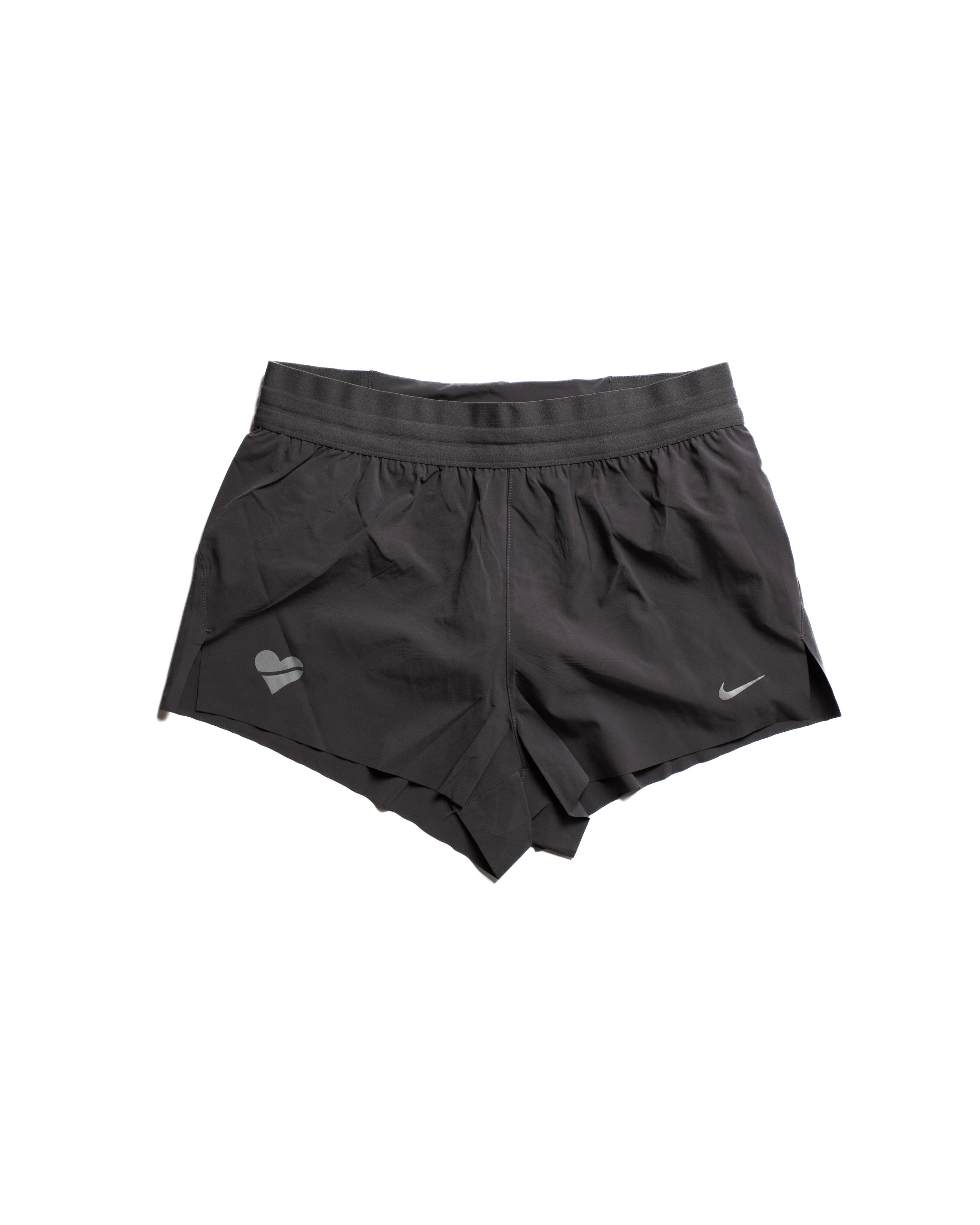 Nike Womens Swift Dri FIT Mid Rise 25 Brief Lined Running Shorts