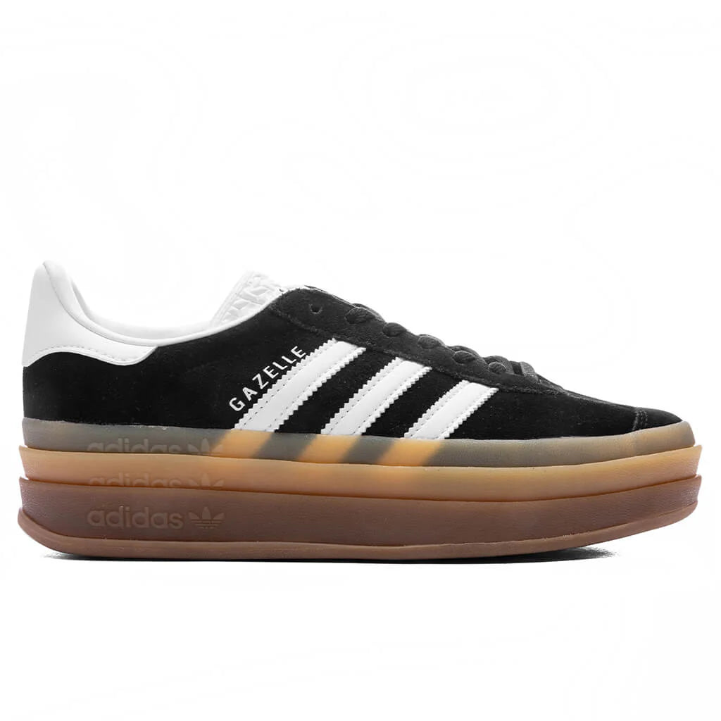 Womens Gazelle Bold Core Black Cloud White