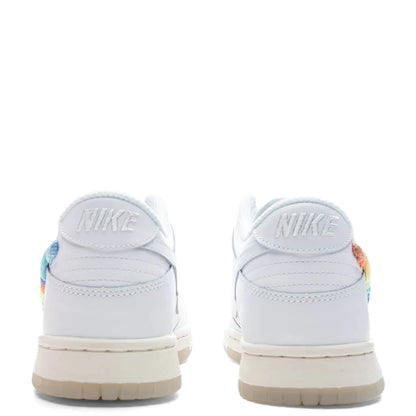 Dunk Low Rainbow Swoosh GS White Multi Terra Blush