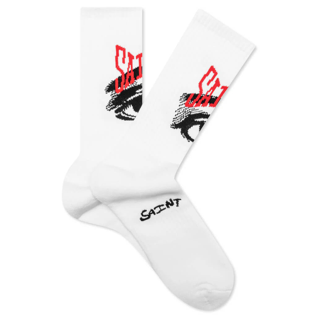 Eye Socks White