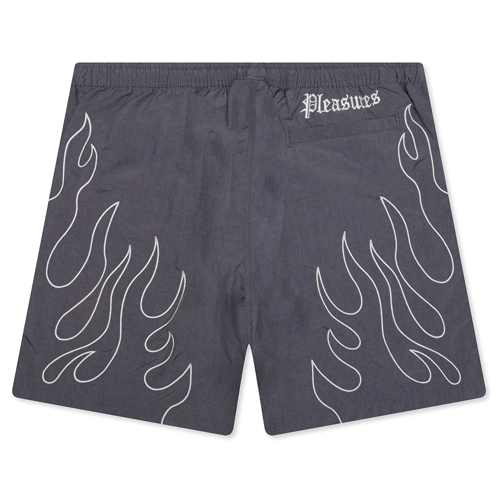 Fiery Running Shorts Grey