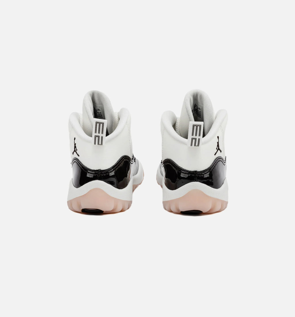 Air Jordan 11 Retro Neapolitan Infant Toddler Lifestyle Shoe Sail Velvet Brown