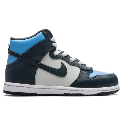 Dunk High PS Deep Jungle University Gold Light Silver