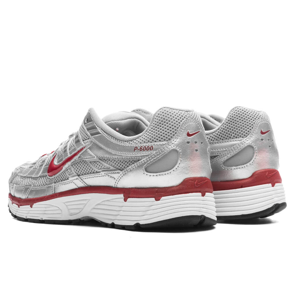 P 6000 Metallic Silver Gym Red FLT Silver