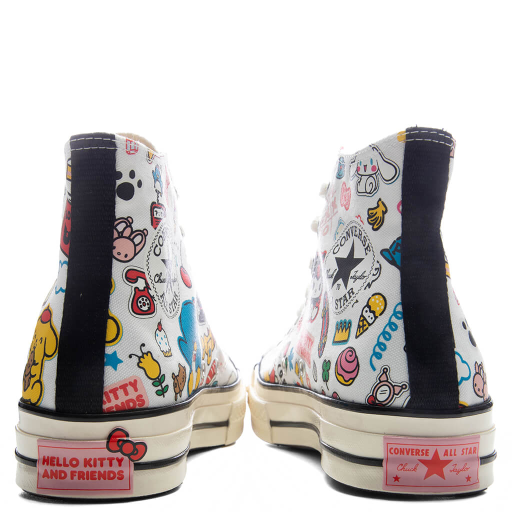 Converse x Hello Kitty Chuck 70 Hi White Pink Green