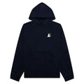B Logo Hoodie Navy Mocha