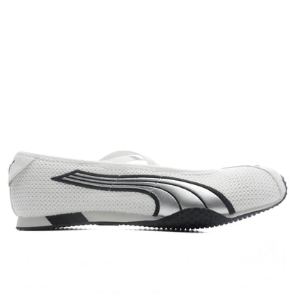 Womens H Street Ballet Warm White Silver