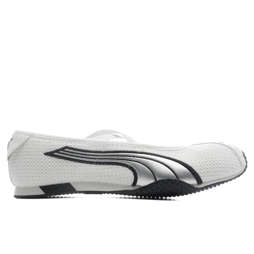 Womens H Street Ballet Warm White Silver