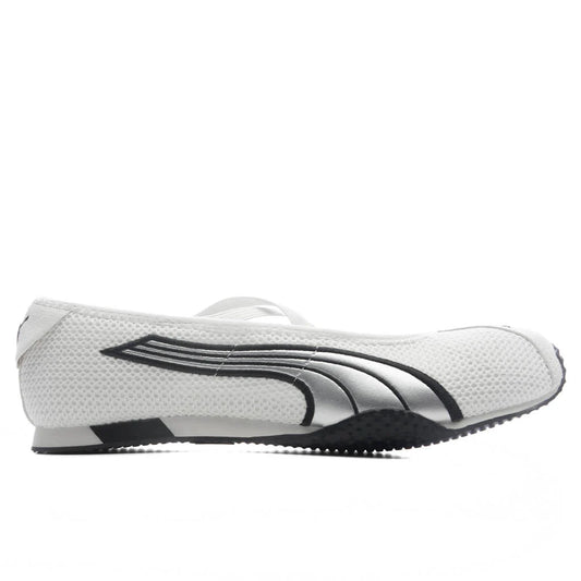 Womens H Street Ballet Warm White Silver