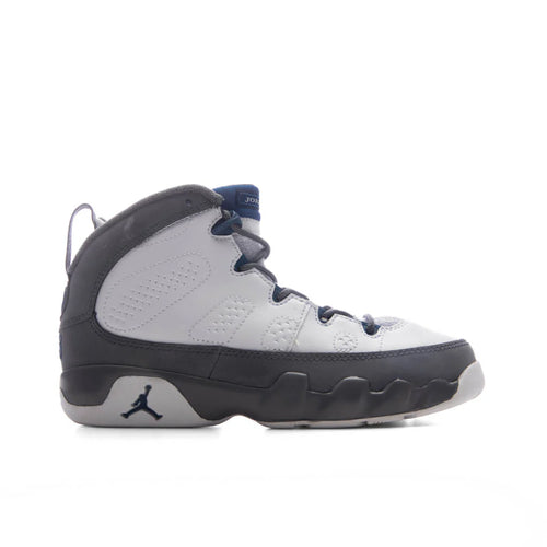 Air Jordan 9 Retro Flint Grey PS White French Blue Flint Grey
