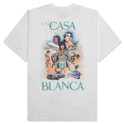 Celebration Du Sport Printed T Shirt White