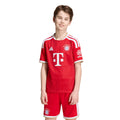 adidas FC Bayern Munich Home Youth Soccer Jersey 26 27 Scarlet White