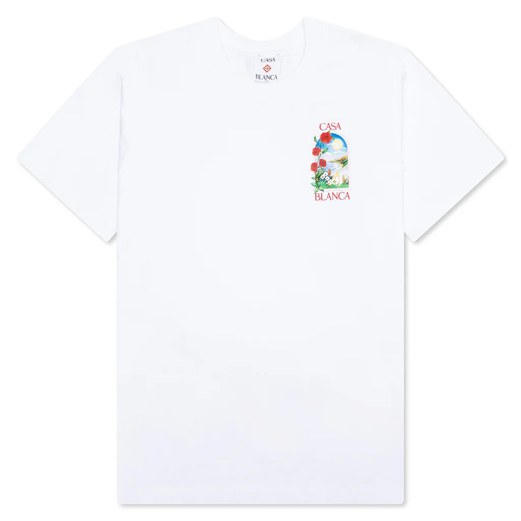 LA Days Printed T Shirt White
