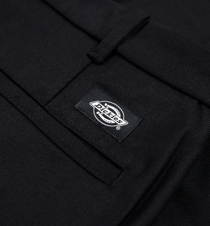 Pleated Front Mens Pants Black