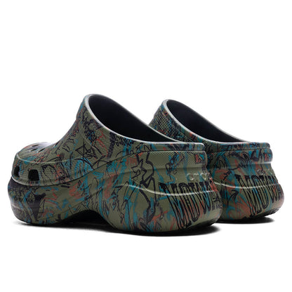 Crocs x Mowalola Womens Bae Forest