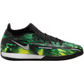 Nike Phantom GT2 Academy D IC Indoor Soccer Shoes Black Platinum Green Strike