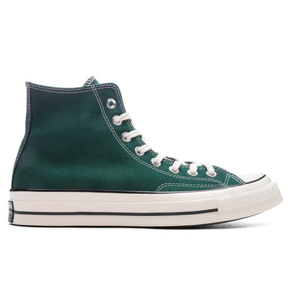 Chuck 70 Hi Green Envy Egret Black