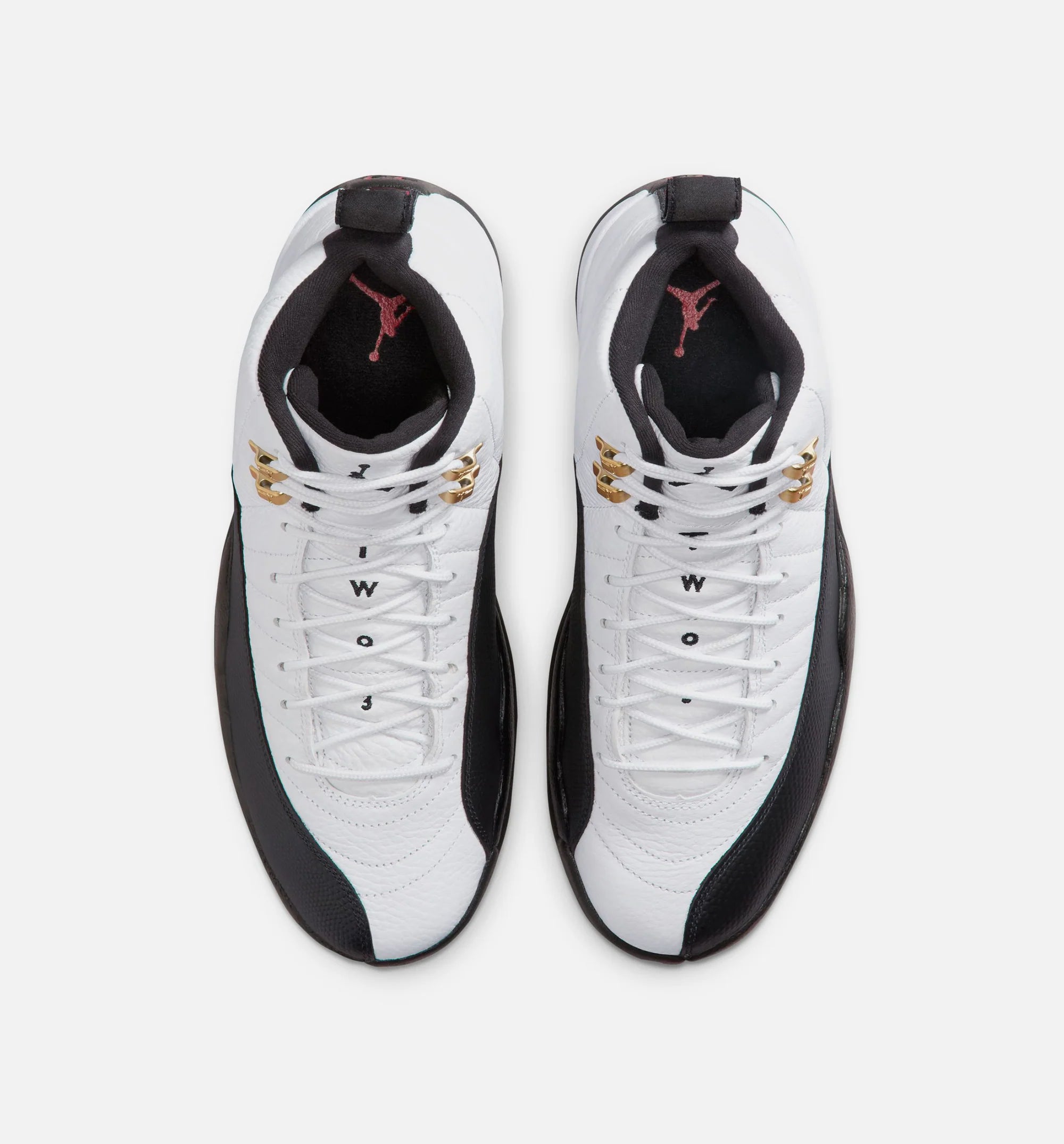 Air Jordan 12 Retro Taxi Mens Lifestyle Shoe White Black Taxi