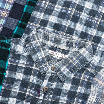 7 Cuts Flannel Shirt Assorted