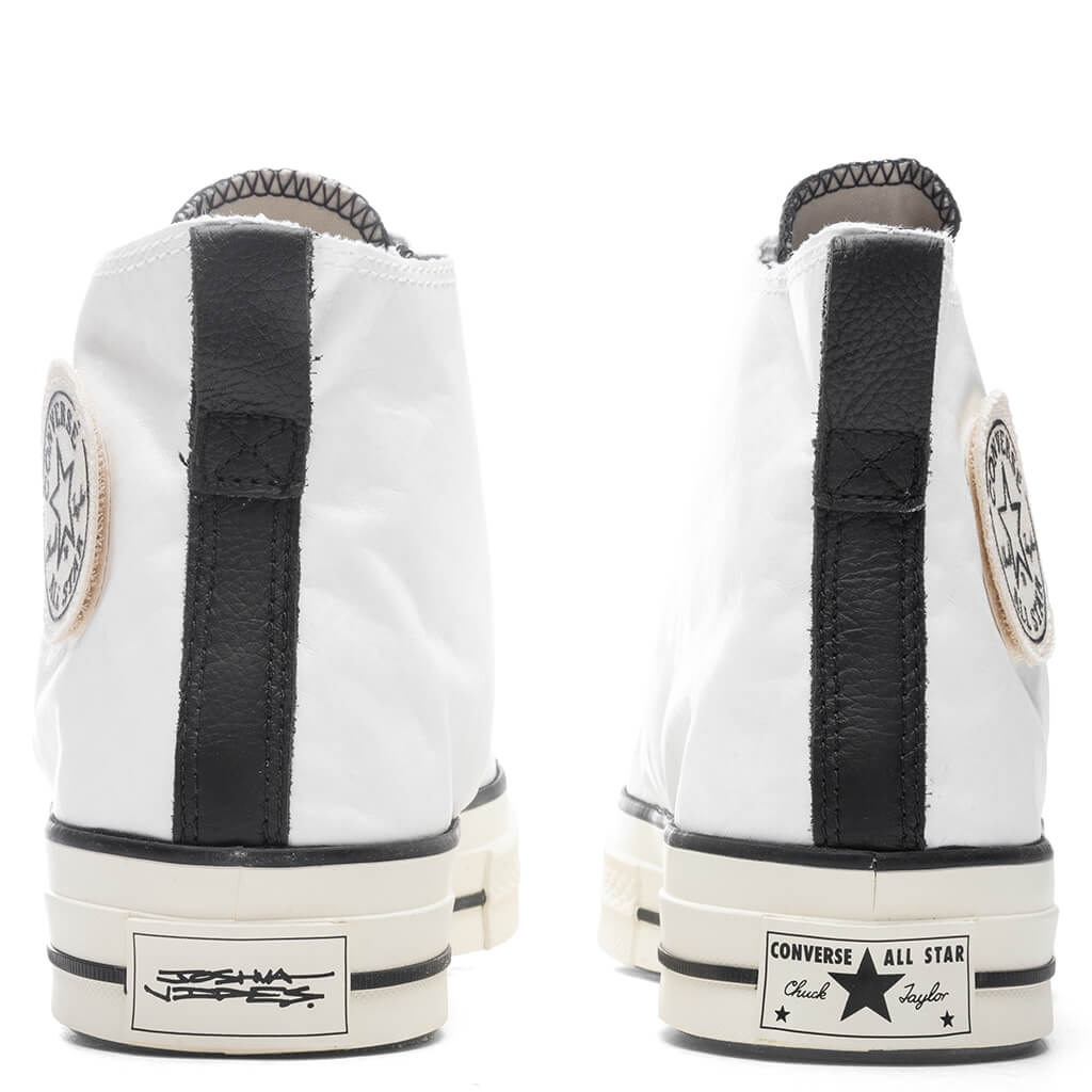 Converse x Joshua Vides Chuck 70 Hi White Black Black