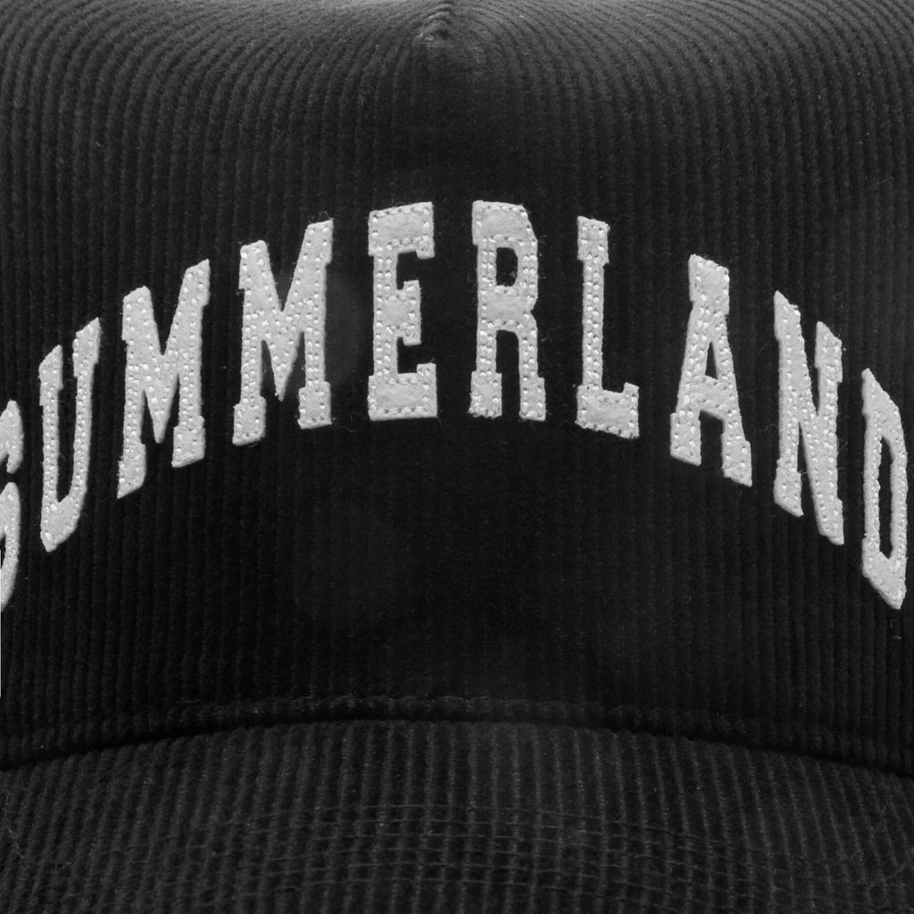 Summerland Corduroy Trucker Hat Black