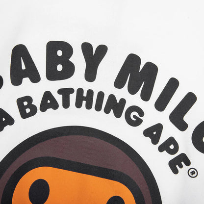 Kids Baby Milo Relaxed Fit Crewneck Sweatshirt White