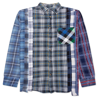 7 Cuts Flannel Shirt Assorted