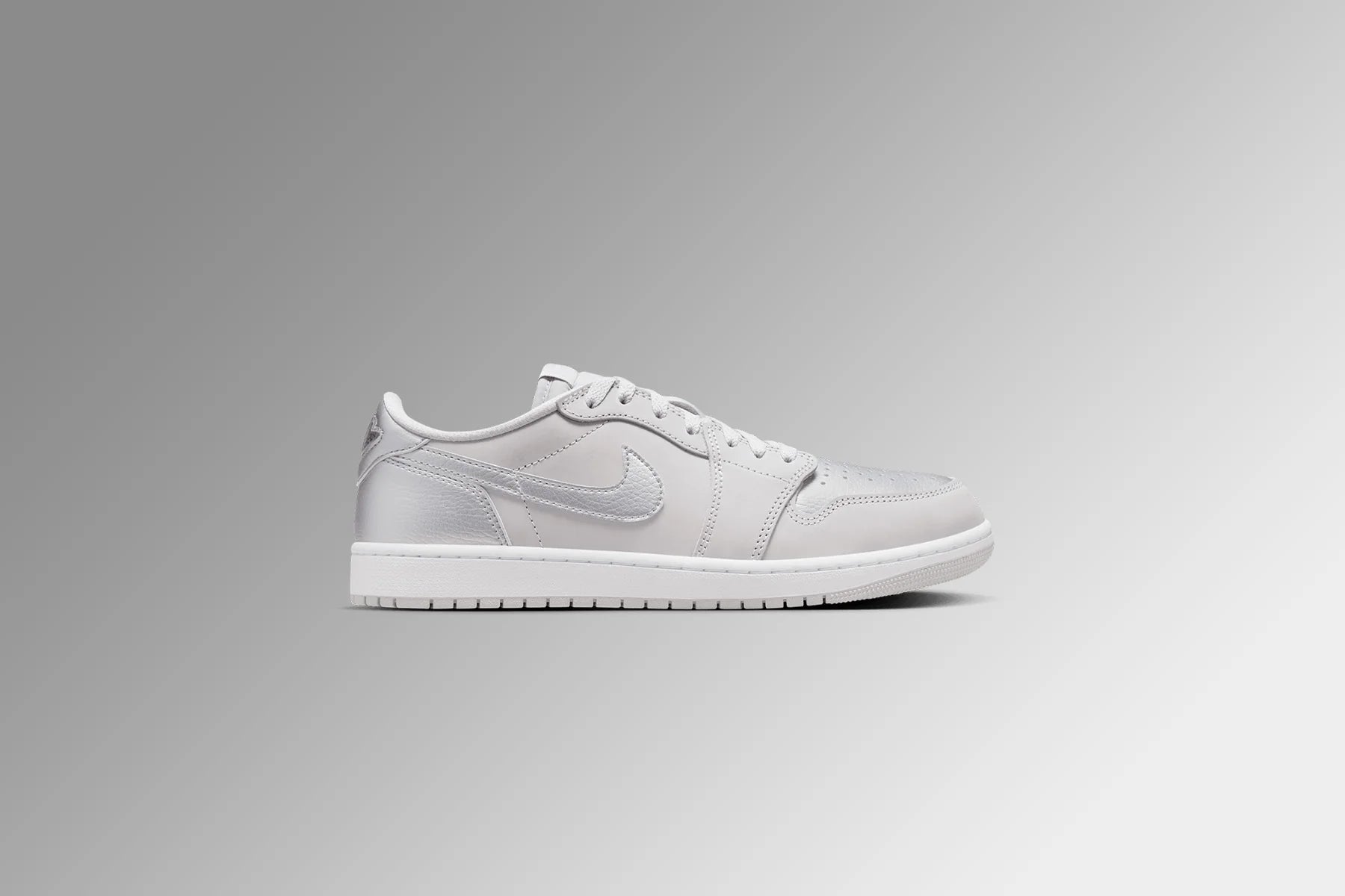 Air Jordan 1 Low OG Metallic Silver GS Neutral Grey Metallic Silver White