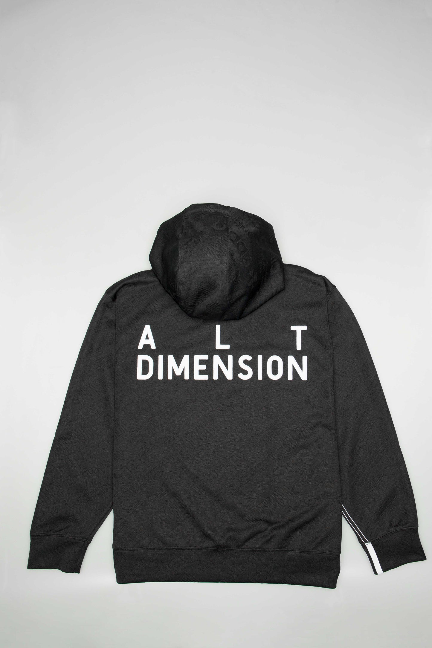 Alexander Wang Collection Jaquard Mens Hoodie Black Black