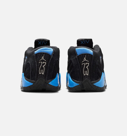 Air Jordan 14 Retro Black University Blue Infant Toddler Lifestyle Shoe Black White University Blue