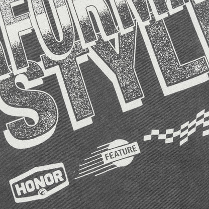 Feature x Honor The Gift Precision Graphic Tee Faded Black