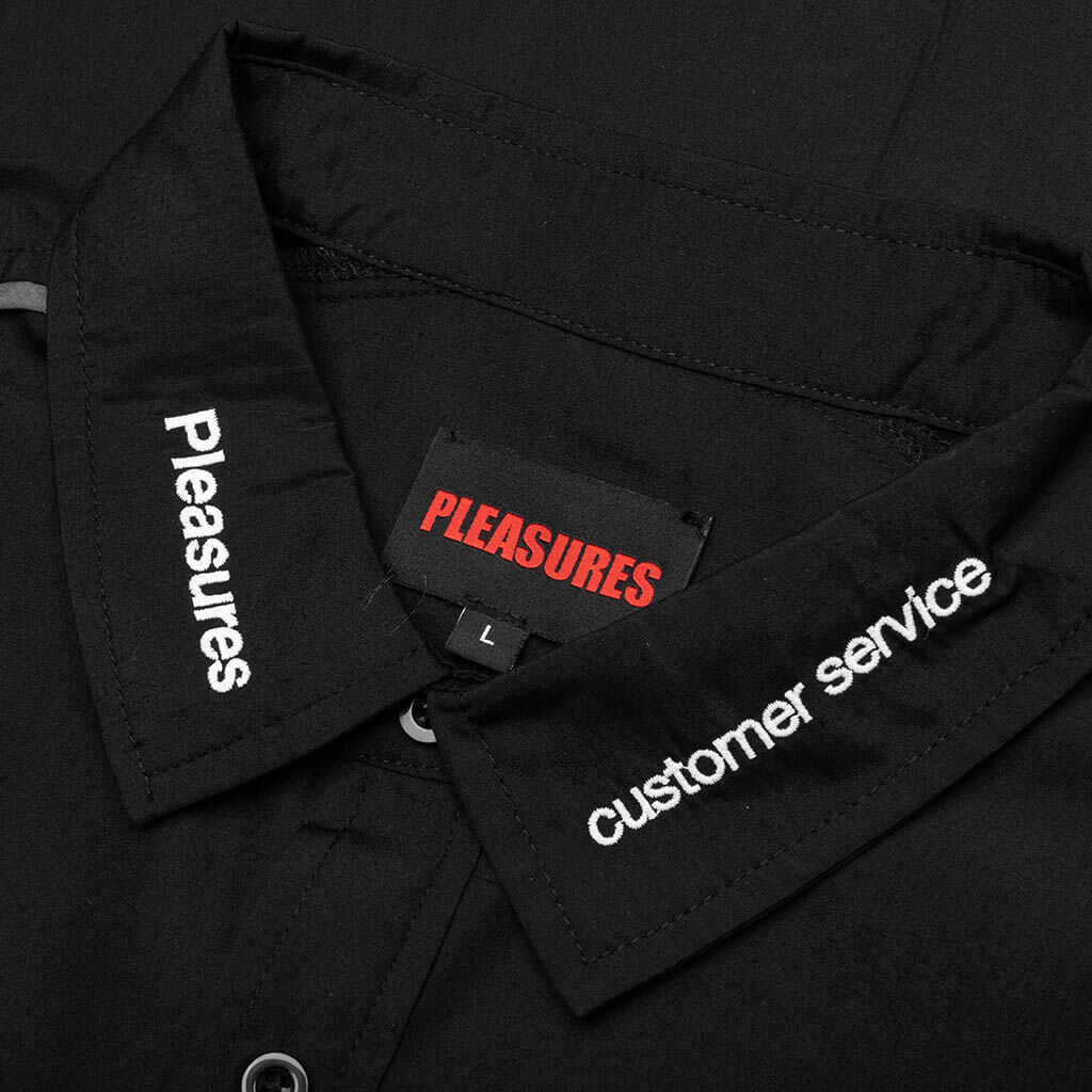 Terror Button Up Shirt Black