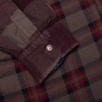 Over Dye 7 Cuts Shirt Brown