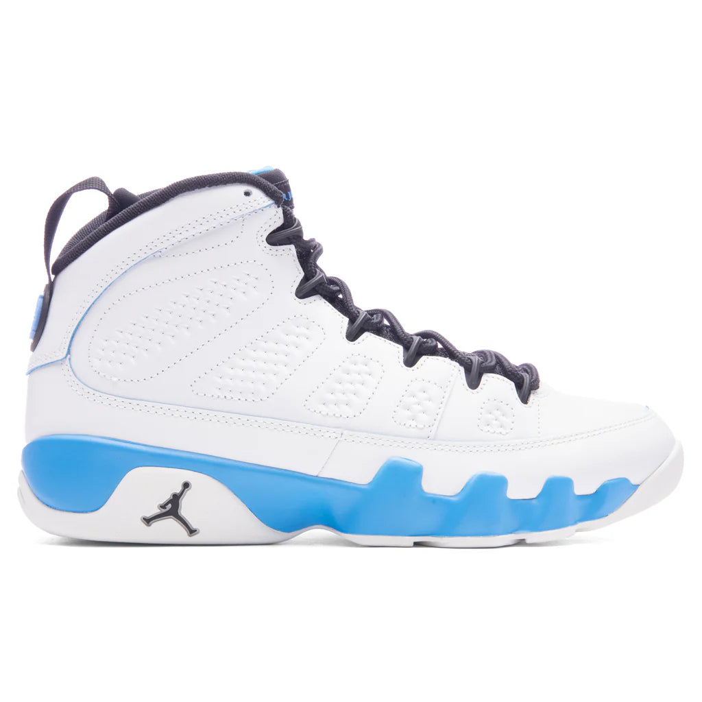 Air Jordan 9 Retro Powder Blue Summit White Black Dark Powder Blue