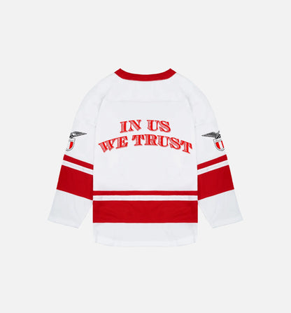 All Eyez Hockey Mens Jersey Red White