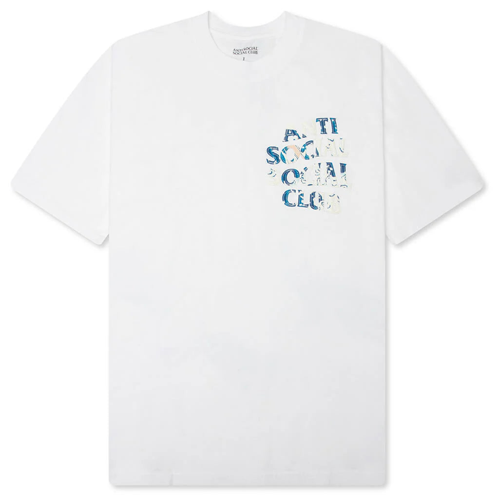 Tonkatsu Boro Wave Tee White