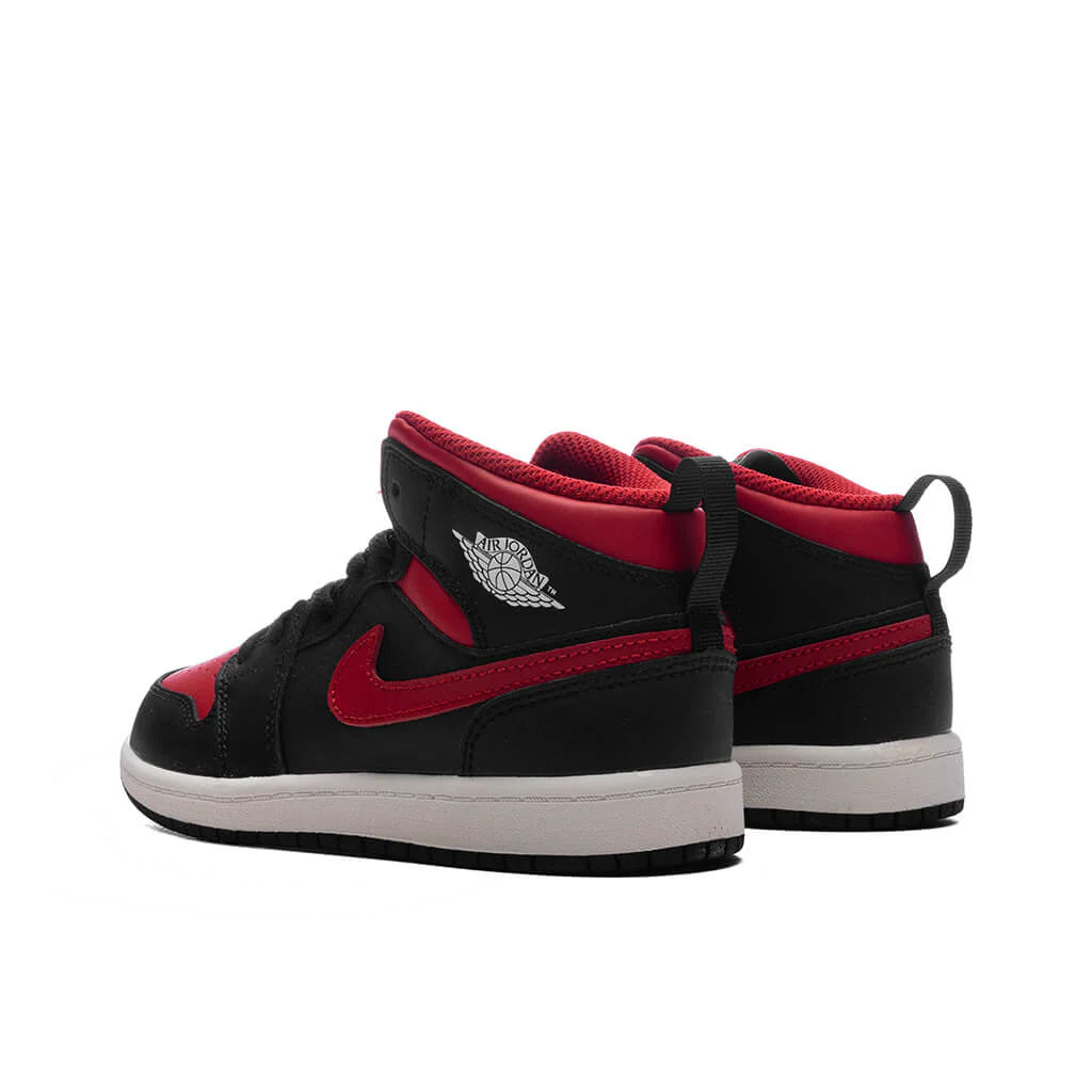 Air Jordan 1 Mid PS Black Varsity Red Summit White
