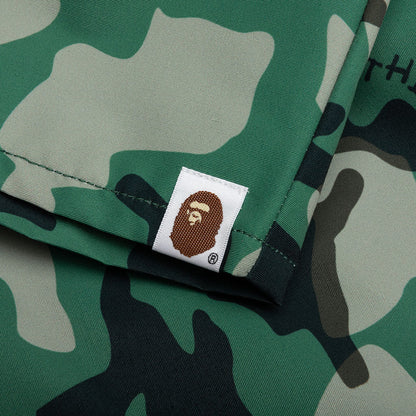 Woodland Camo Beach Shorts Olive Drab