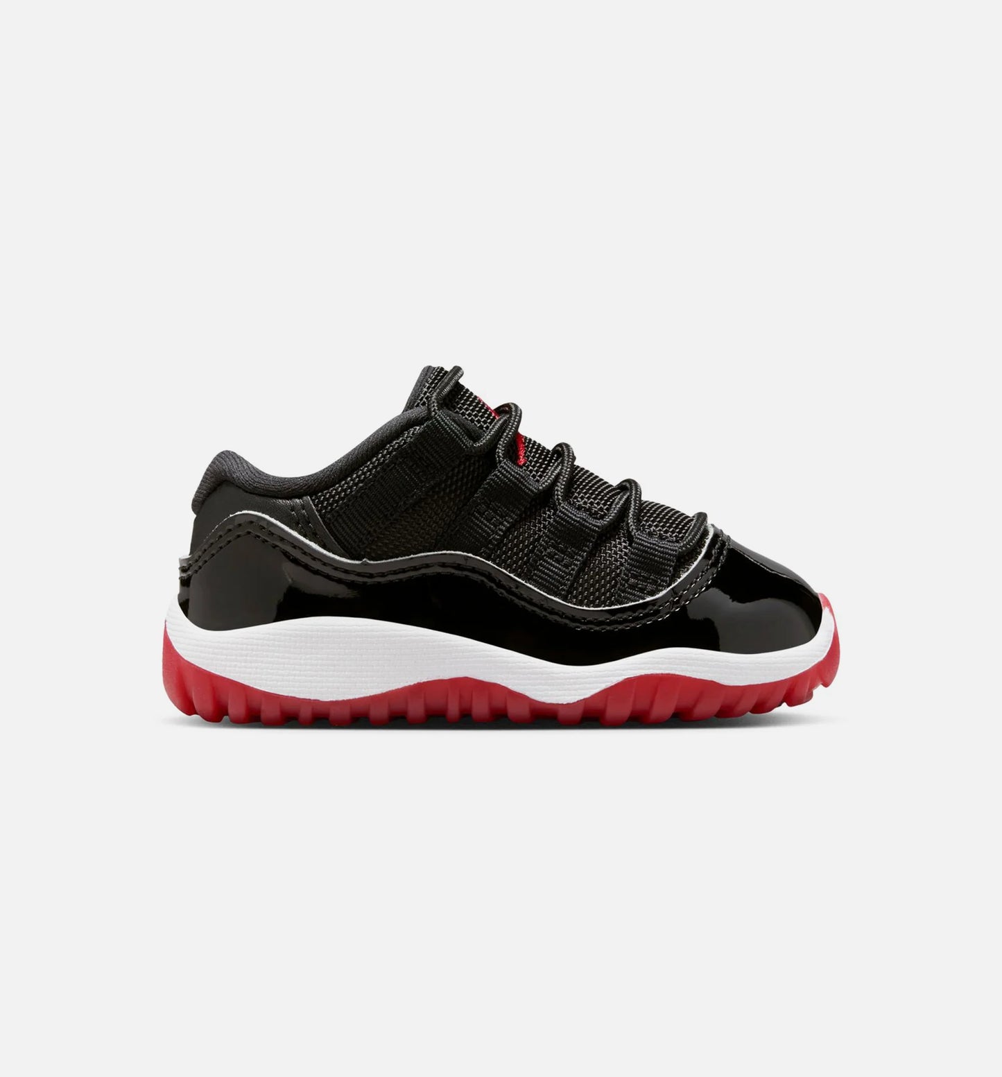 Air Jordan 11 Retro Bred Infant Toddler Lifestyle Shoe Black Varsity Red White