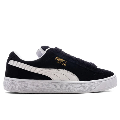 Suede XL Black White