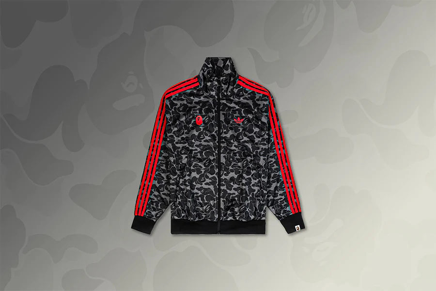 Adidas x BAPE Track Jacket All Over Print Black